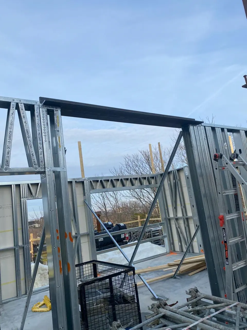 Structural steel beam fabrication